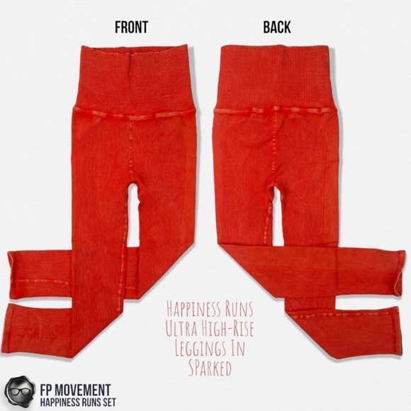 FP Movement Happiness Runs Set: XS/S square neck crop XS/S leggings victory red - Picture 5 of 7